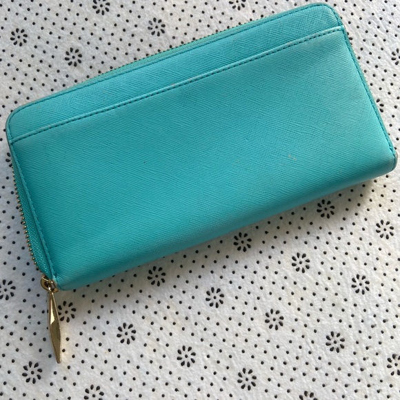 Kate Spade Cedar Street Lacey wallet leather wallet cross hatch - Picture 6 of 9